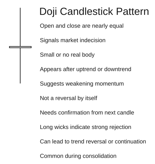 doji candlestick pattern